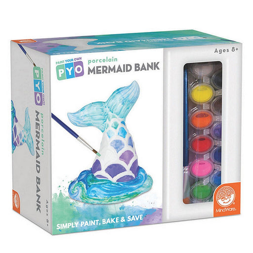 Mindware - Paint - Your - Own Porcelain Mermaid Bank - Limolin 