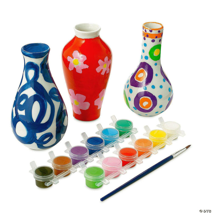Mindware - Paint - Your - Own Porcelain Vases - Limolin 