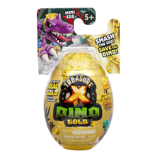 Moose Toys - Treasure X - Dino Gold: Mini Egg – Smash the Egg, Save the Dino