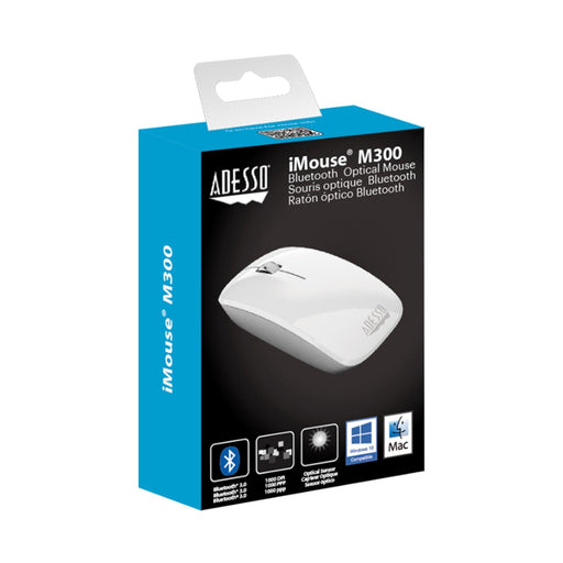 Mouse Bluetooth 30 M300W 2 Button PC/Mac - White