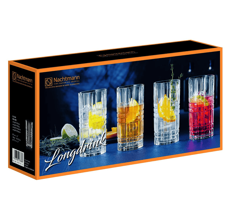 Nachtmann - Square Longdrink (Set of 4) - Limolin 