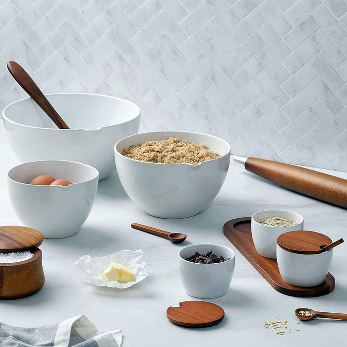 Nambe - Duets Nesting Stoneware Kitchenware, Mixing Bowls - Limolin 