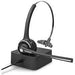 Naztech - Bluetooth Headset Mono N980 with Boom Mic Noise Cancelling - Charging Standincluded