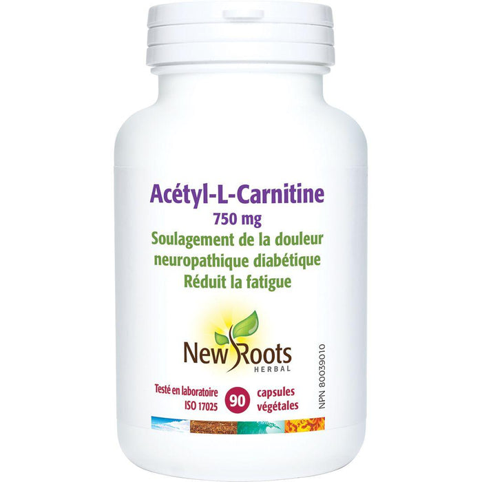 New Roots Herbal - Acetyl - L - Carnitine 750mg, 90 capsules