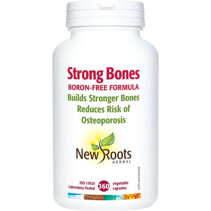 New Roots Herbal - Strong Bones Boron - Free Formula, 360 capsules