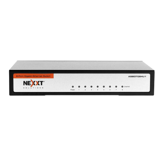 Nexxt - Switch Gigabit Ethernet Axis 800 8 Port 1000Mbps Metal - Limolin 