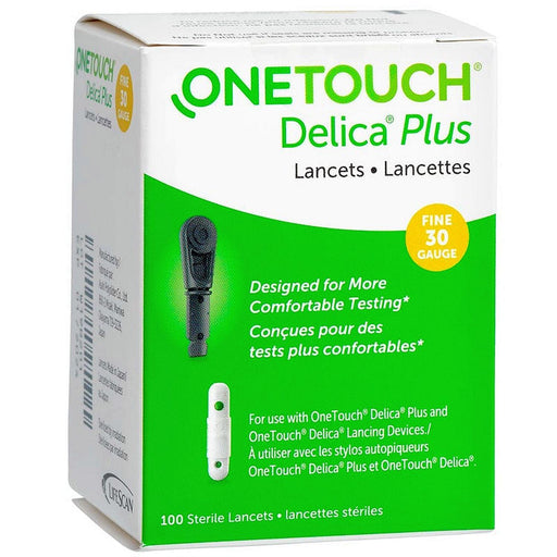 Onetouch - DELICA PLUS Lancets 30G 100's - Limolin 