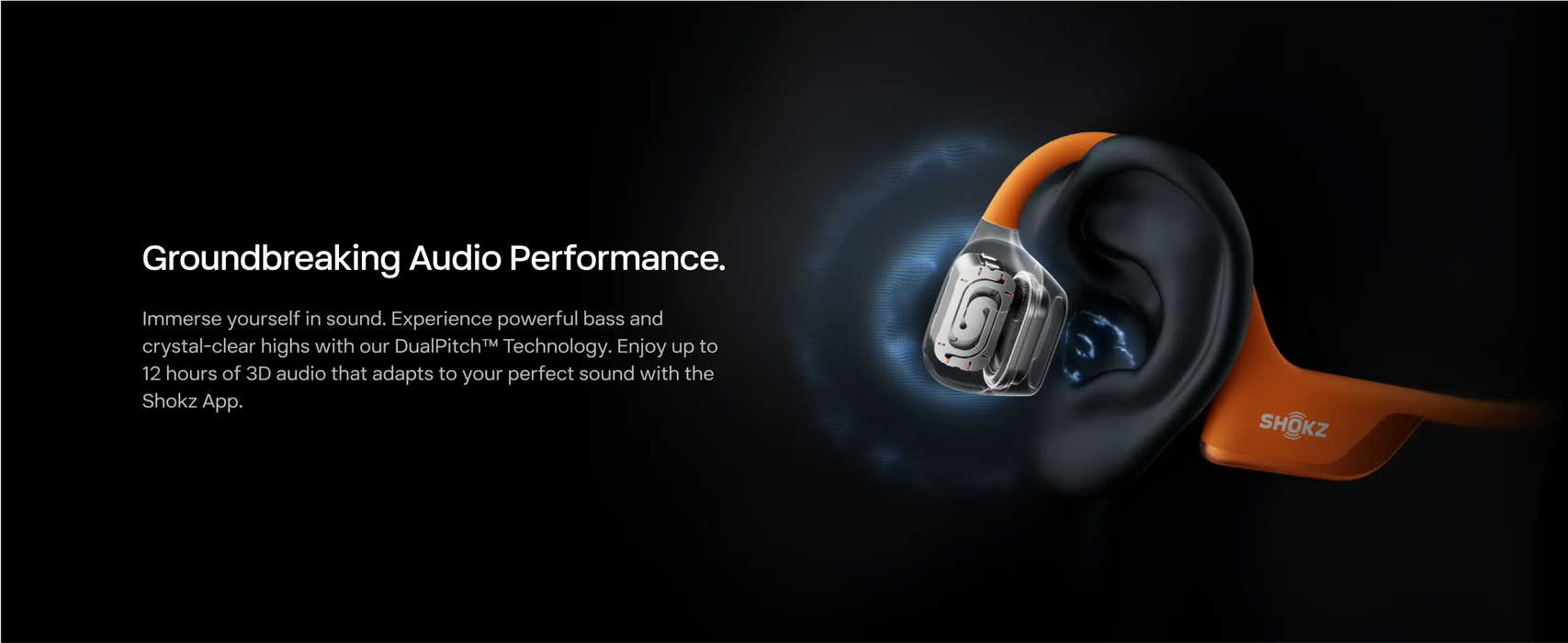 Shokz - OpenRun Pro 2 Mini - Orange - Bluetooth Headset- S821-MN-OR-CA-326