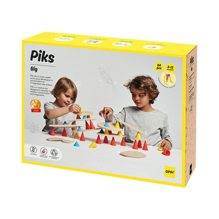 Oppi Toys - Piks - Big Kit  - 64 Pcs - Limolin 