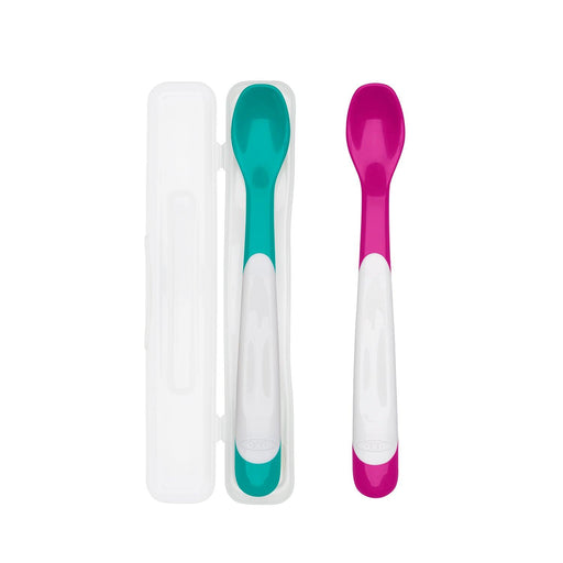 Oxo Tot - Plastic Feeding Spoon Setin Case - Limolin 