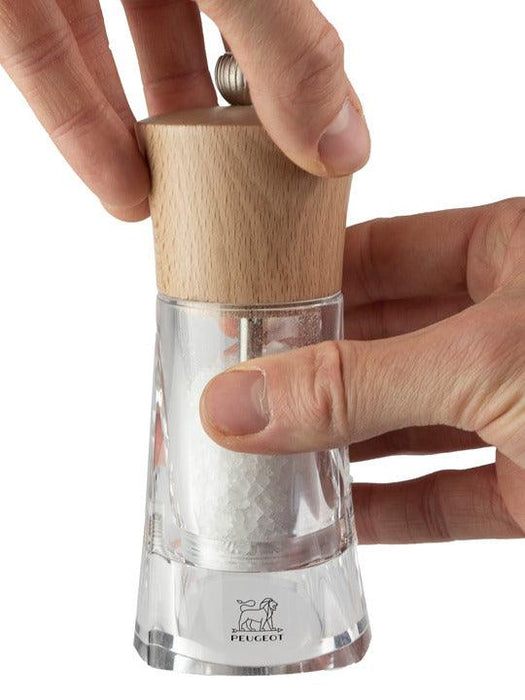 Peugeot - Oleron Salt Mill Acrylic/Wood Natural 14cm - Limolin 