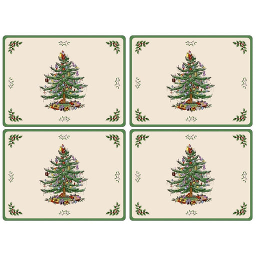 Pimpernel - Christmas Tree Mats 16X12" (Set of 4) - Limolin 