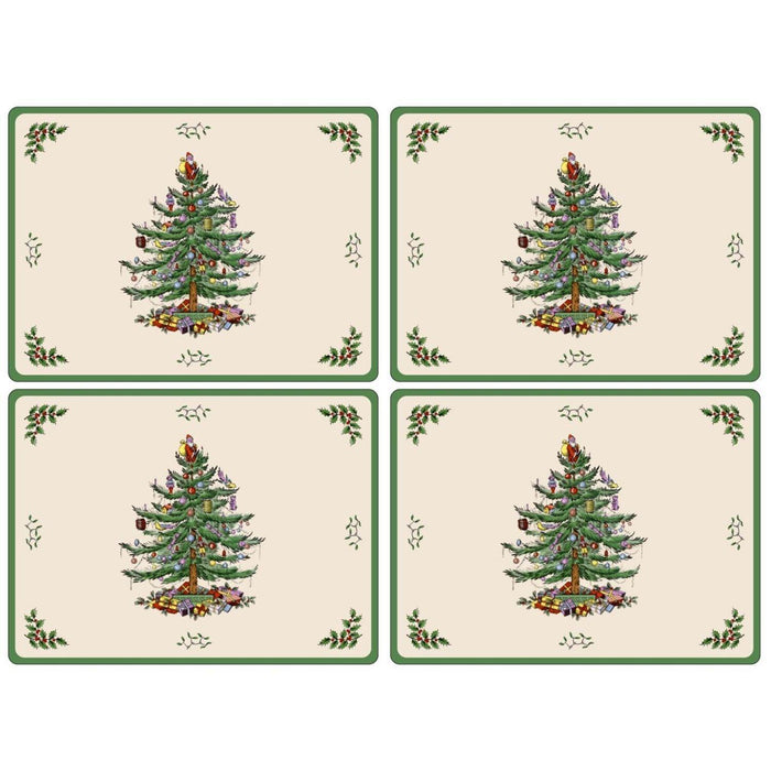Pimpernel - Christmas Tree Mats 16X12" (Set of 4) - Limolin 
