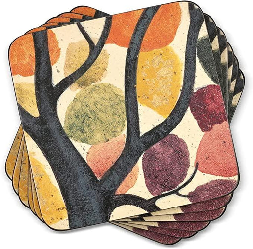 Pimpernel - Dancing Branches 4X4" Coasters (Set of 6) - Limolin 