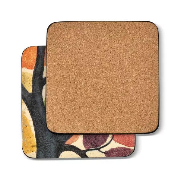 Pimpernel - Dancing Branches Set of 6 Coasters | 4 x 4 Inches
