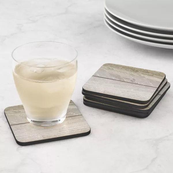 Pimpernel - Driftwood Set of 6 Coasters | 4 x 4 Inches