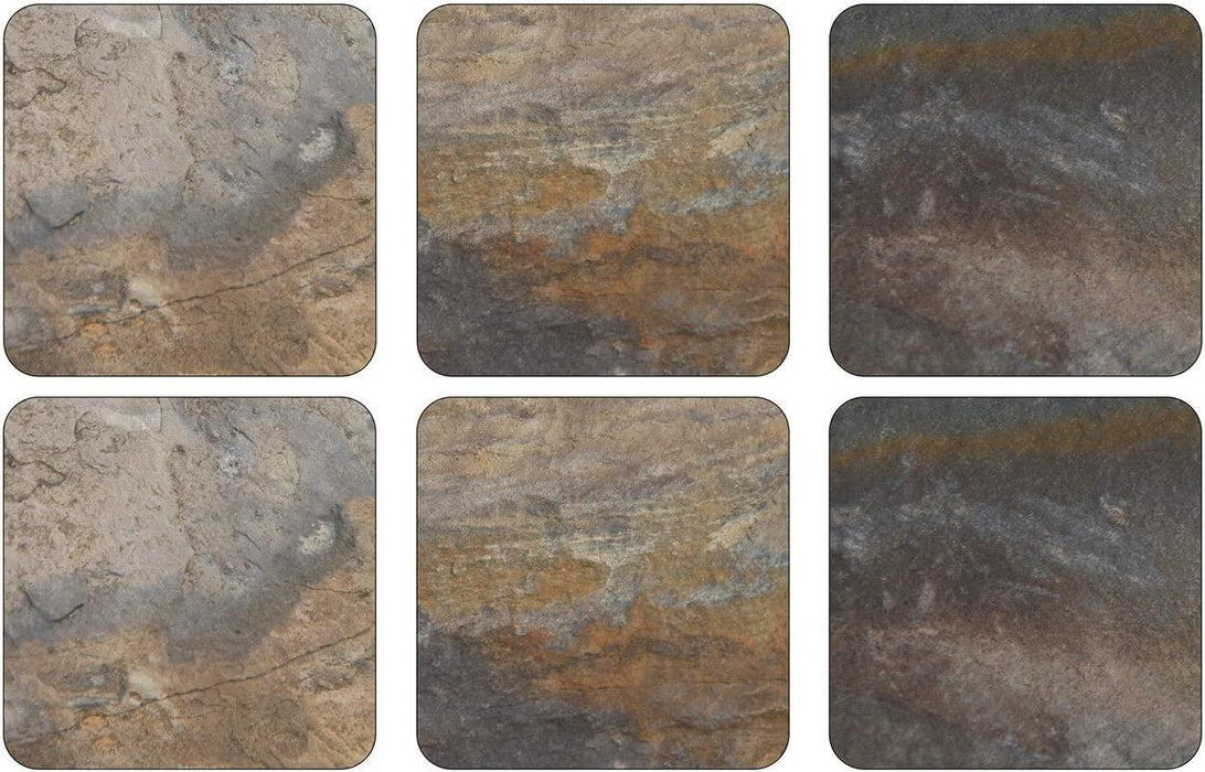 Pimpernel - Earth Slate Coasters (Set of 6) - Limolin 