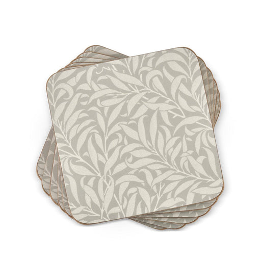 Pimpernel - Pure Morris Willow Bough Set of 6 Coasters | 4 x 4 Inches