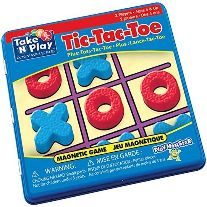 Play Monster - Tic - Tac - Toe Game Tin (Bilingual) - Limolin 