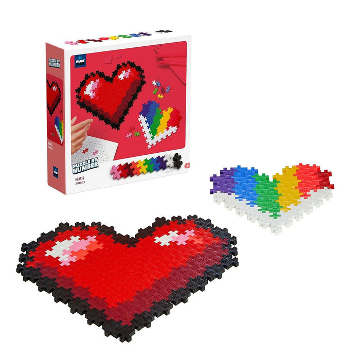Plus-Plus - Puzzle By Number - Hearts - 250Pc (Mult) - Limolin 