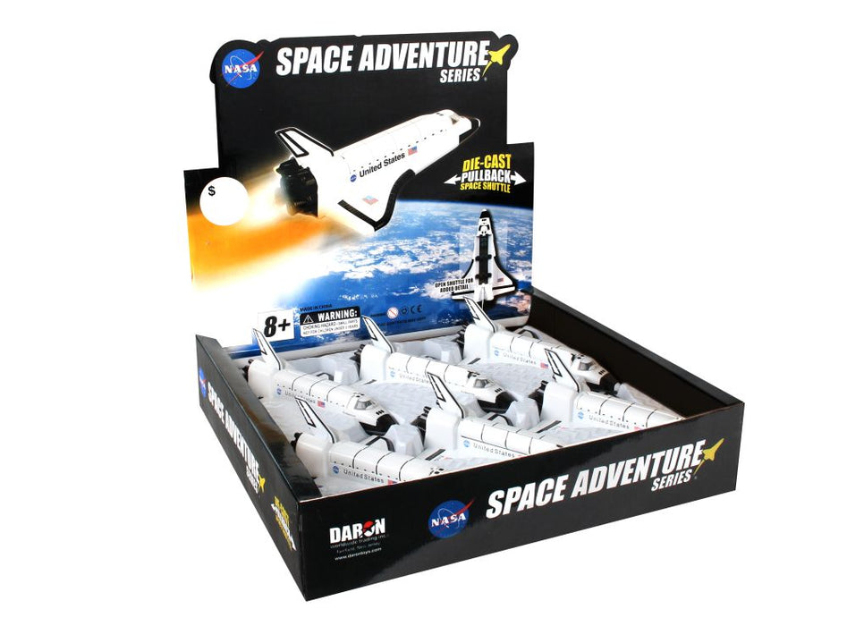 Daron - Space Shuttle Pull Back Endeavour (6Pcs/Display)