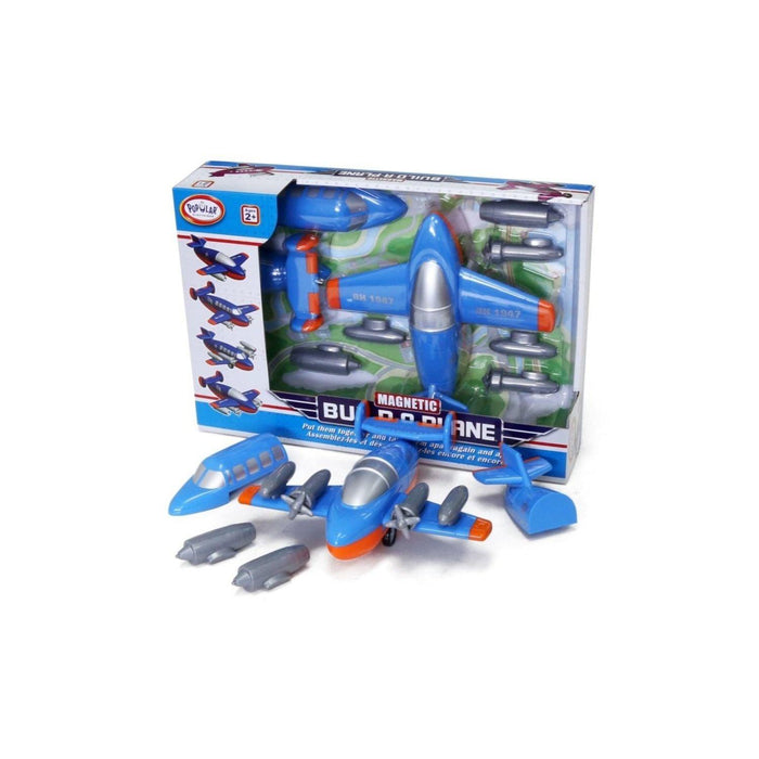 Popular Playthings - Magnetic Build - A - Plane (Bilingual) Assorted - Limolin 