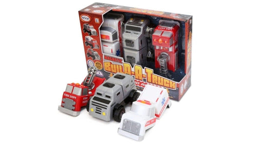 Popular Playthings - Magnetic Build - A - Truck Fire and Rescue (Bilingual) - Limolin 