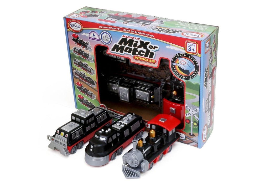 Popular Playthings - Mix or Match Vehicles Diesel Train (Bilingual) - Limolin 