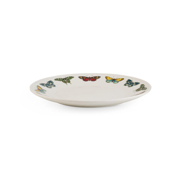 Portmeirion - Botanic Garden Harmony Coupe Charger PLate 12" - Butterflies White (Set of 4) - Limolin 