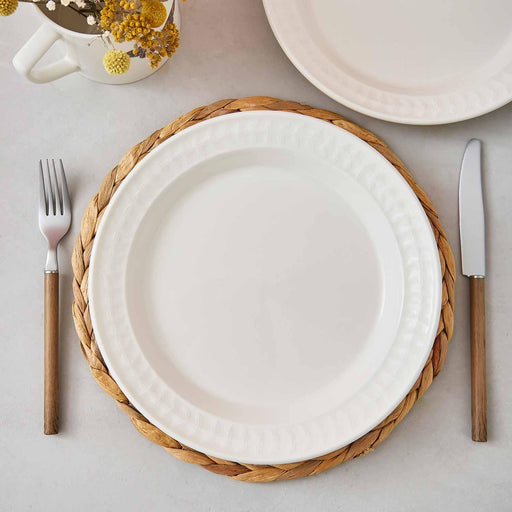 Portmeirion - Botanic Garden Harmony Dinner Plate (Set of 4) - White | 10.5 Inch