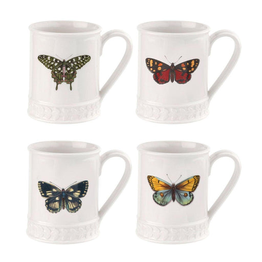 Portmeirion - Botanic Garden Harmony Tankard 12oz - (Set of 4) Butterfly - Limolin 