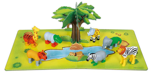 Popular Playthings - MINI Magnetic Mix or Match Jungle (Bilingual) - Limolin 