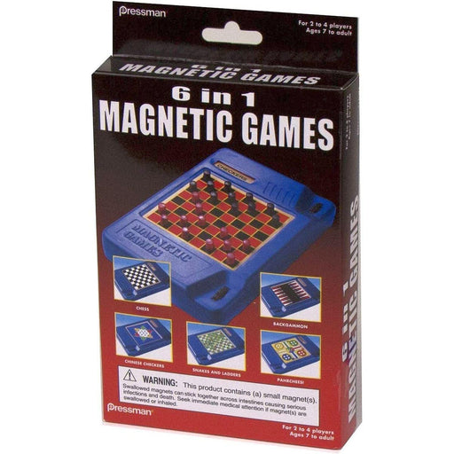 Pressman - 6-in-1 Magnetic Games - Limolin 