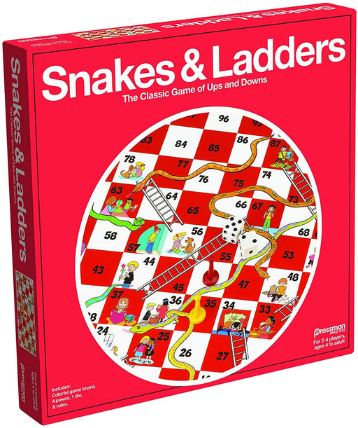 Pressman - Snakes & Ladders Game - Limolin 
