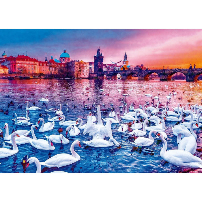Prestige - Swans At Sunset (1000-Piece Puzzle) - Limolin 