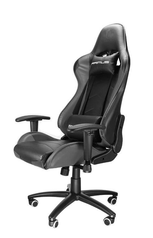 Primus - Gaming Chair Thronos 100T Racing Black Ergonomic Backrest Headrest Lumbar Support