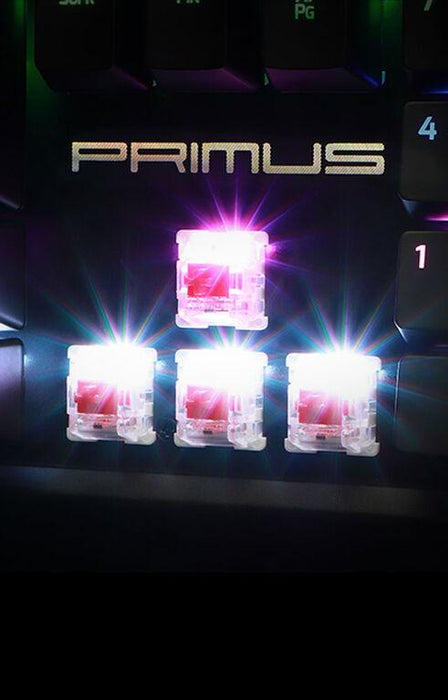 Primus - Keyboard Ballista 100T Red Switch Gaming Silent