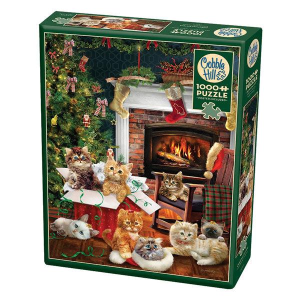 Cobble Hill - Christmas Kittens (1000-Piece Puzzle)