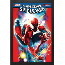 Pyramid America - Spiderman - Swinging - Neon - 11"x17" Gel Print