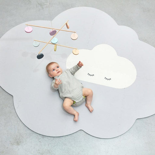 Quut - Headin The Clouds Playmat (Large) - Pearl Grey
