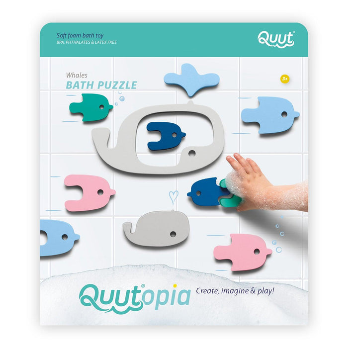 Quut - Quutopia - Bath Puzzle - Whale - Limolin 