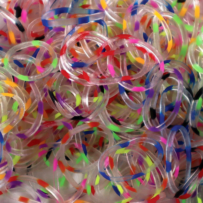 Rainbow Loom - FF - Bands - Confetti - Limolin 