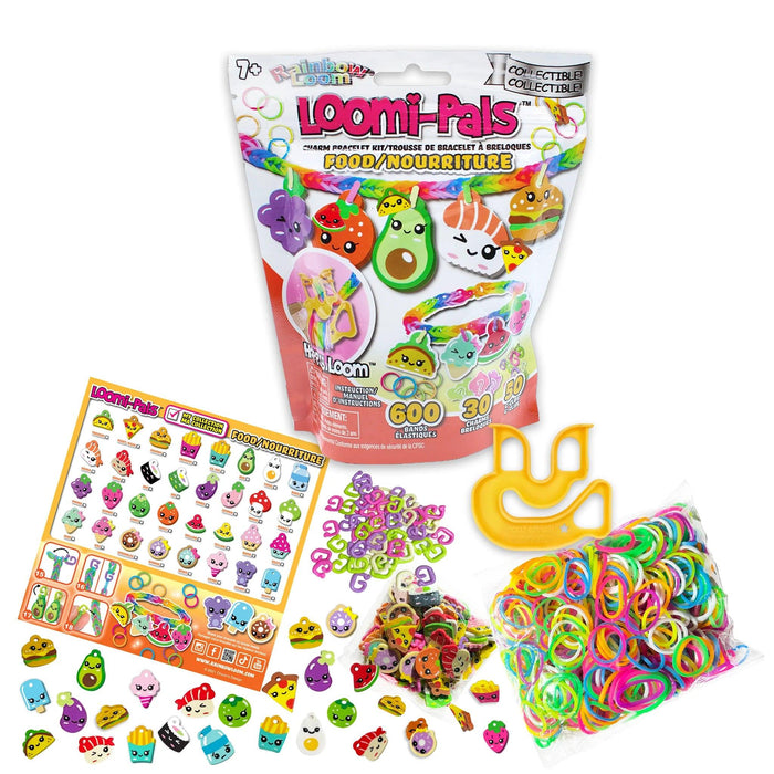 Rainbow Loom - Loomi-Pals - Charm Bracelet Kit - Food