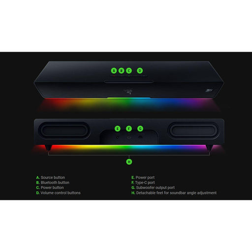 Razer - Razer Gaming Speaker Bluetooth (RZ05 - 03920100 - R3U1) - Limolin 