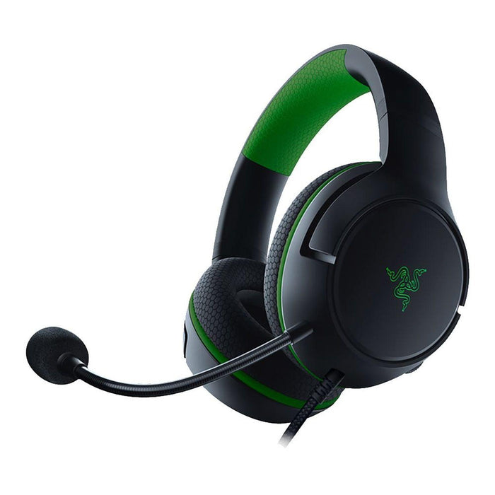 Razer - Xbox Gaming Headset Wired Kairax3.5mm With Boom Mic Memory Foam Ear Cushions - Black - Limolin 