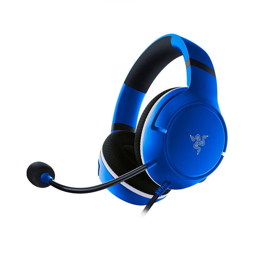 Razer - Xbox Gaming Headset Wired Kairax3.5mm With Boom Mic Memory Foam Ear Cushions - Shock Blue - Limolin 