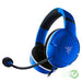 Razer - Xbox Gaming Headset Wired Kairax35mm With Boom Mic Memory Foam Ear Cushions - Shock Blue