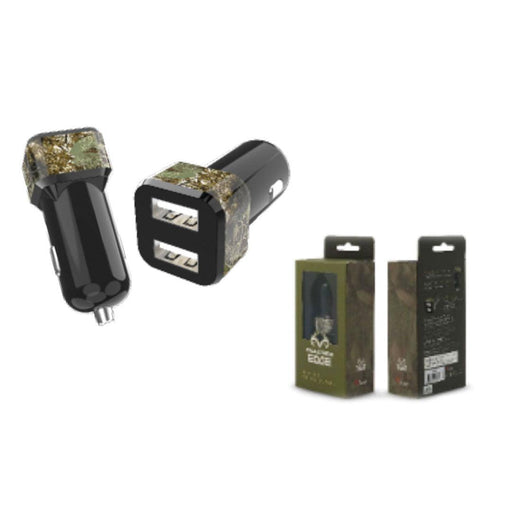 RealTree - Car Charger 2Port 2.4Amp Camo/Black - Limolin 