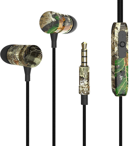 RealTree - EarBuds within - line Mic Camo 3.5mm Gold Plated Tip - Limolin 