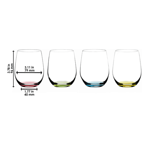 Riedel - O Wine Tumbler Happy O (Set of 4) - Limolin 